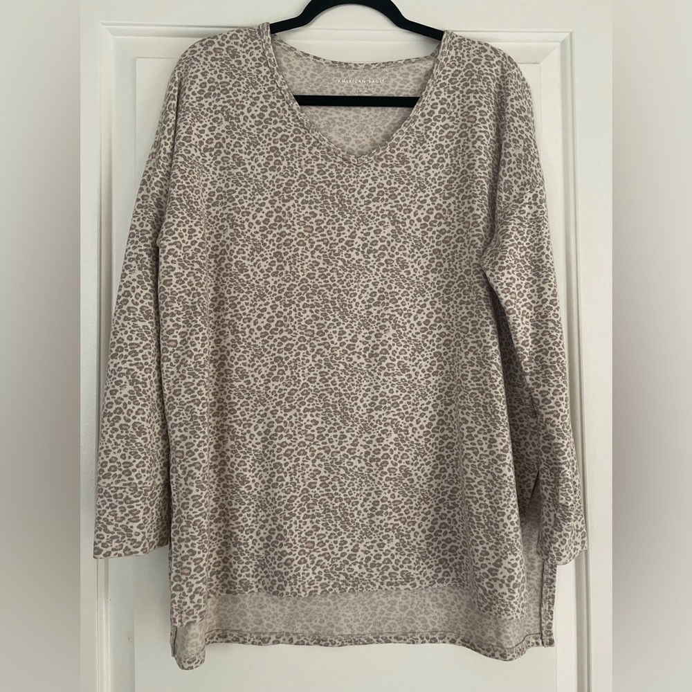 American Eagle Outfitters Women’s Animal Print Top